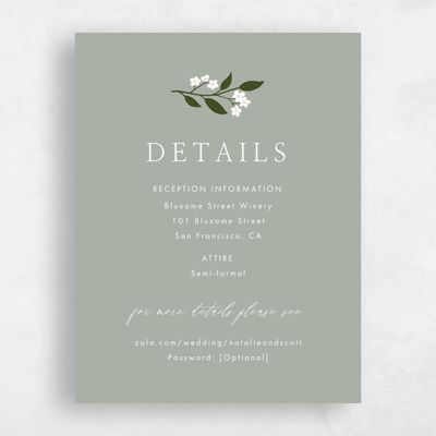 Pale Sage, Green Wedding Enclosure - Ortensia