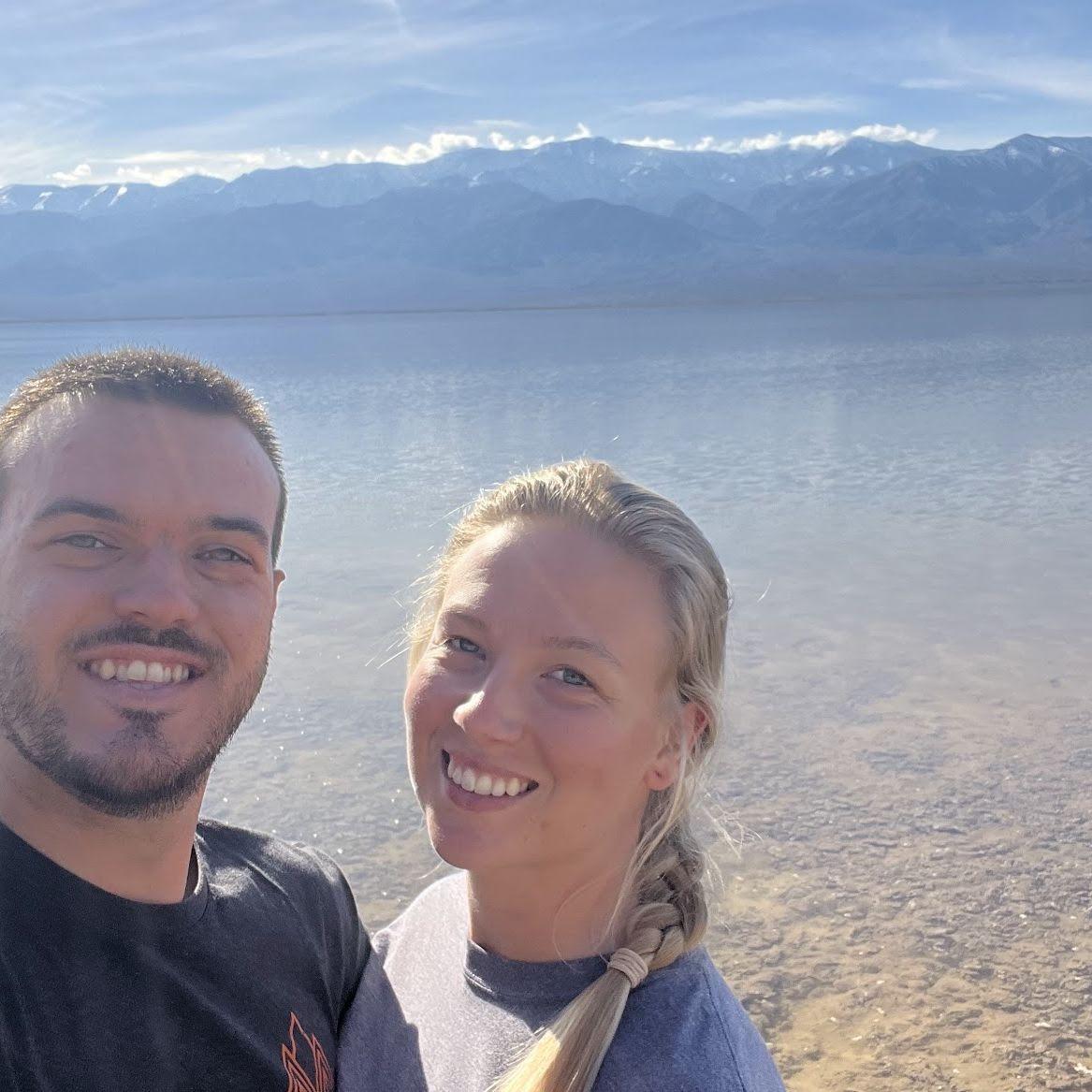 The lowest point in the country: Death Valley