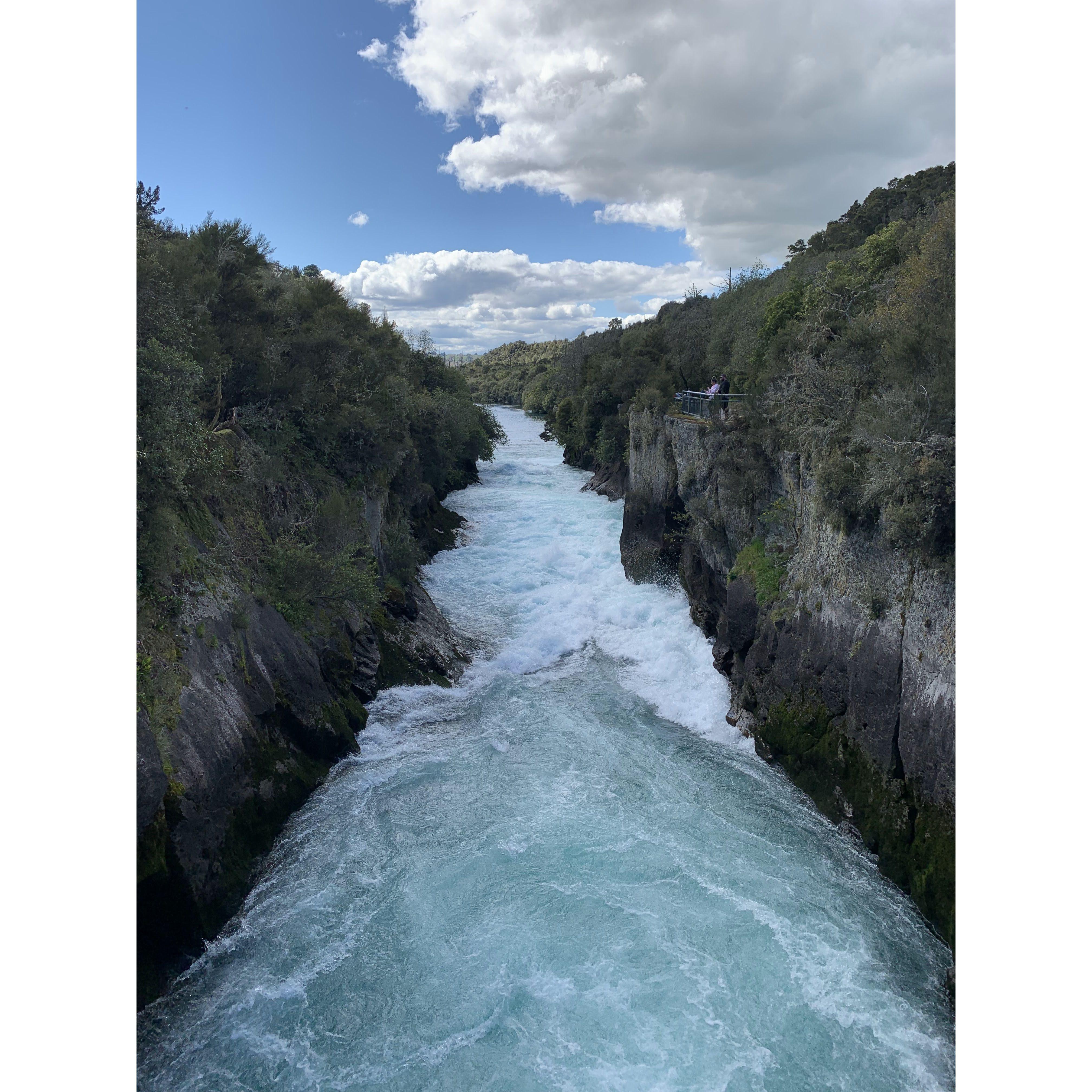 Huka Falls near Lake Taupo