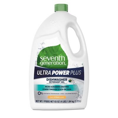 Seventh Generation Ultra Power Plus Dishwasher Detergent Gel - 65 fl oz