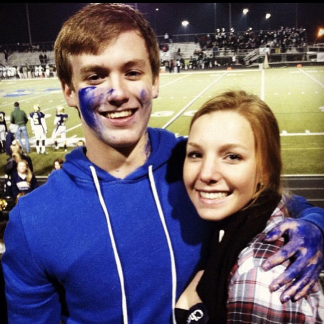 High school football game