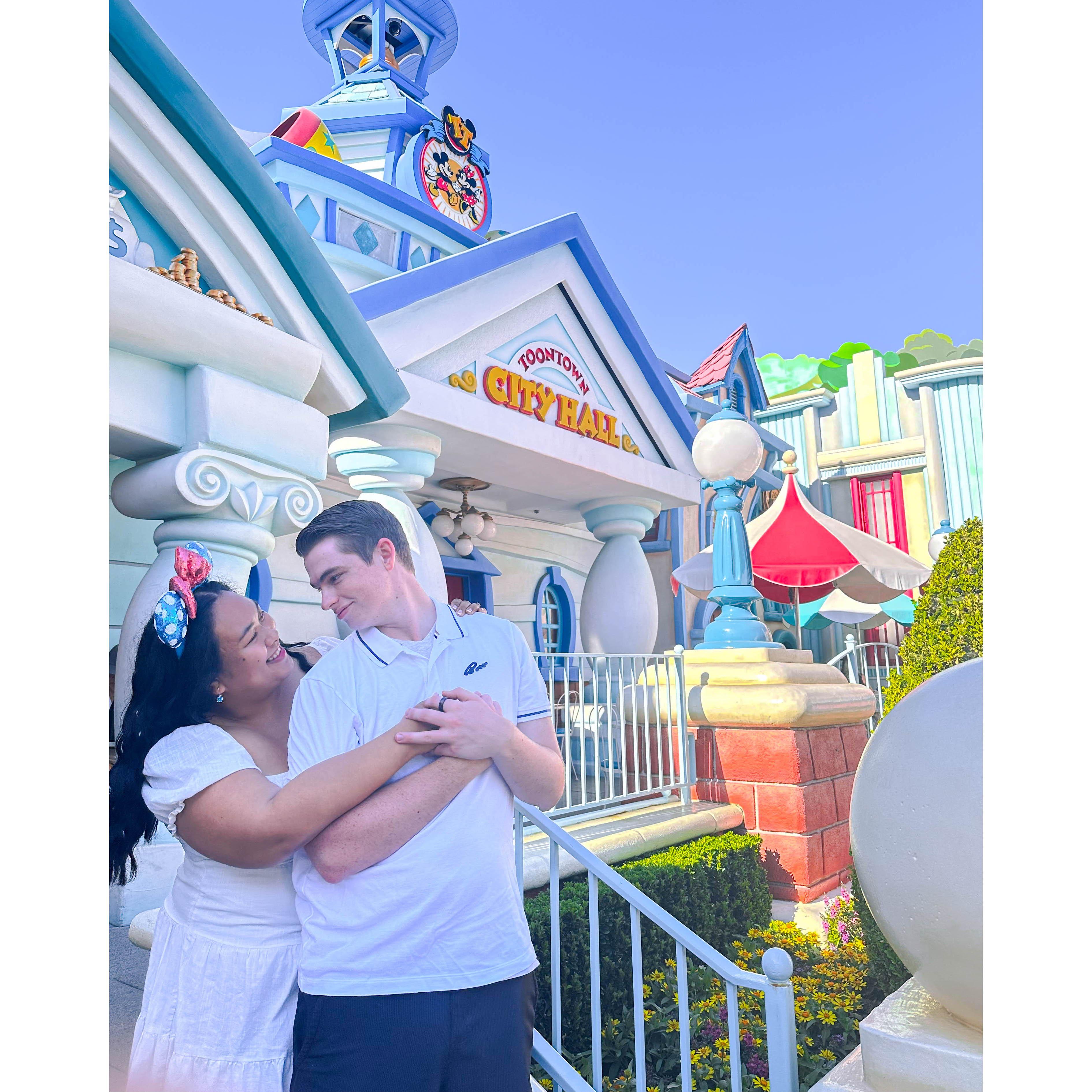 Would have gotten married in Toontown if the City Hall was still open.