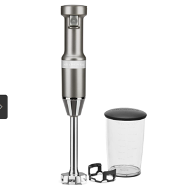 KitchenAid Variable Speed Corded Hand Blender KHBV53, Contour Silver