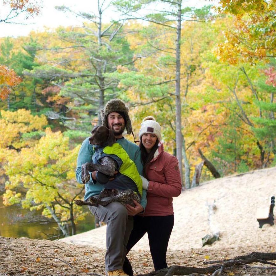 Camping trip with Chief in Michigan- October 2020