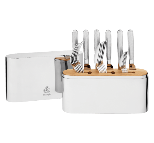 24-Piece Stainless Steel Flatware Set