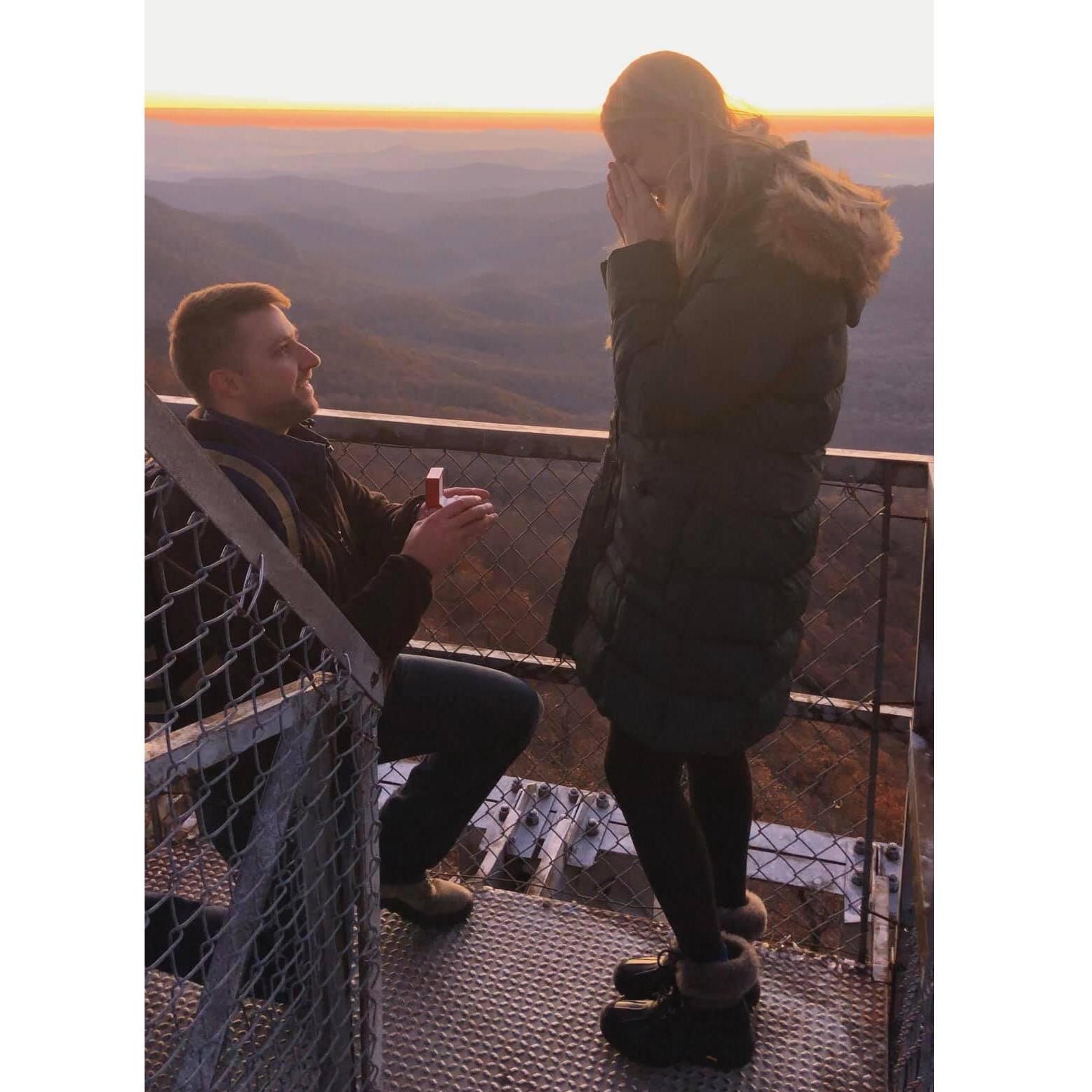 Engagement October 7, 2019 in Asheville, NC.