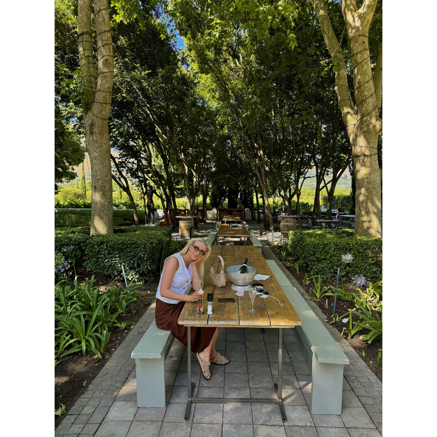 Grand Provence Wine Estate, Franschhoek - just gorge!
(Maya Jama's hotel and go-to lunch spot)