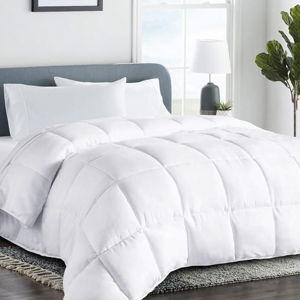 COHOME Queen Cooling Comforter All-Season Quilted Down Alternative Duvet Insert White 88"x88"