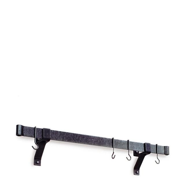 Enclume Rolled End Bar, 36", Hammered Steel