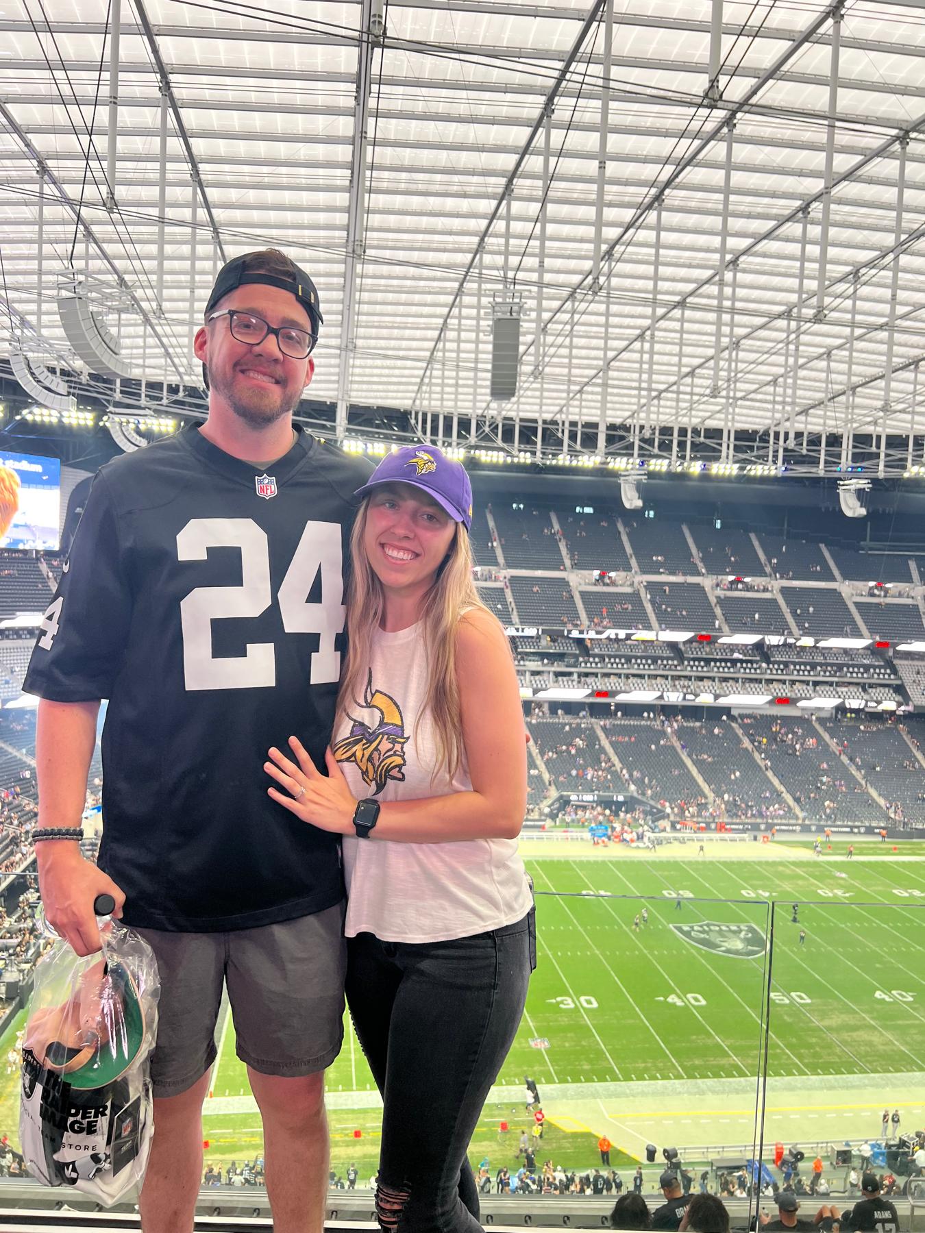 Raiders vs Vikings game