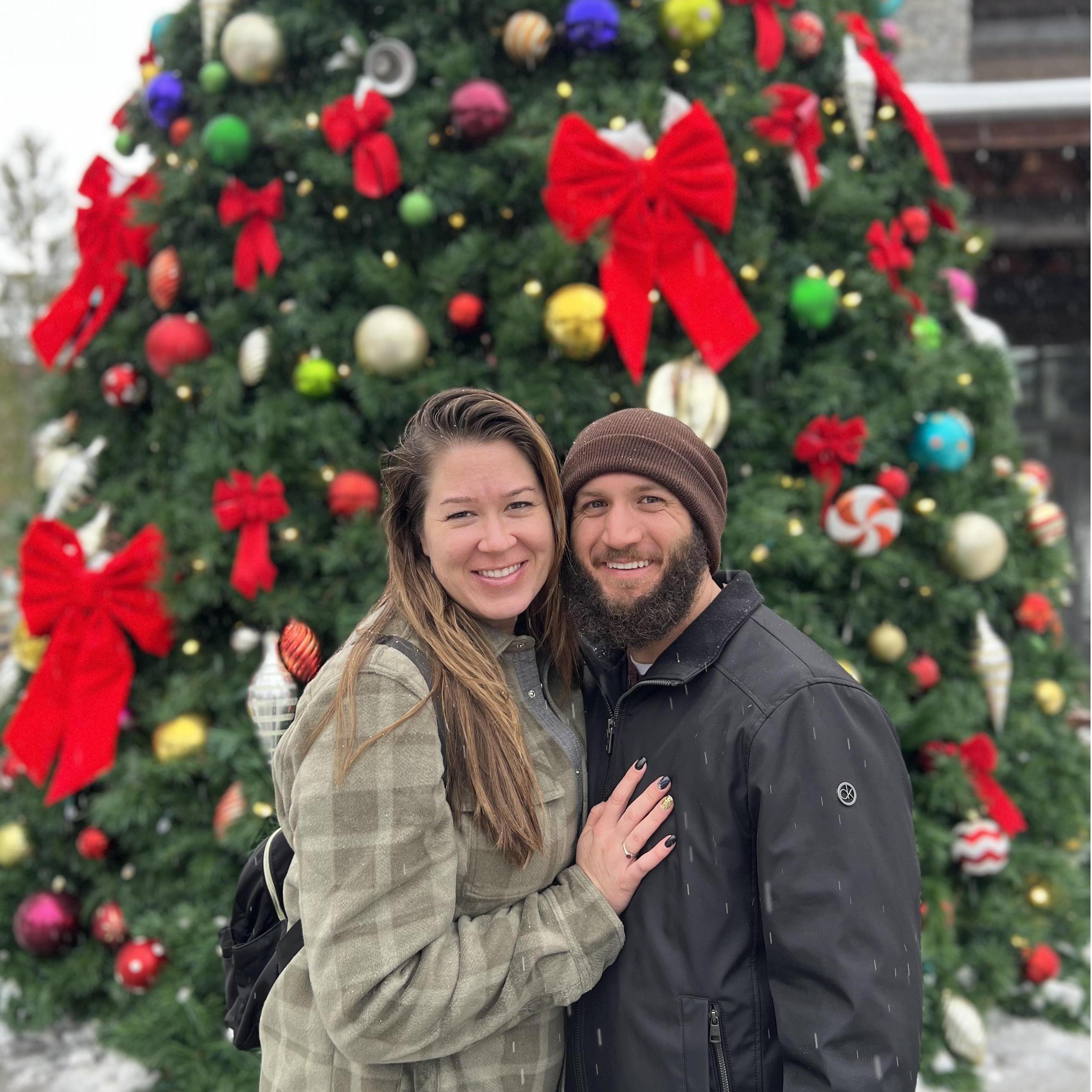 Ben decided not to propose here since Carly hadn't showered or put any makeup on. She would have killed him if he had!