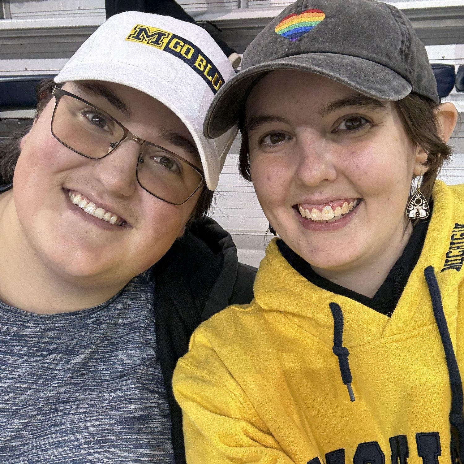 Our second time at Yost Ice Arena, almost six years after the first, for a University of Michigan women's hockey game. November 2025.