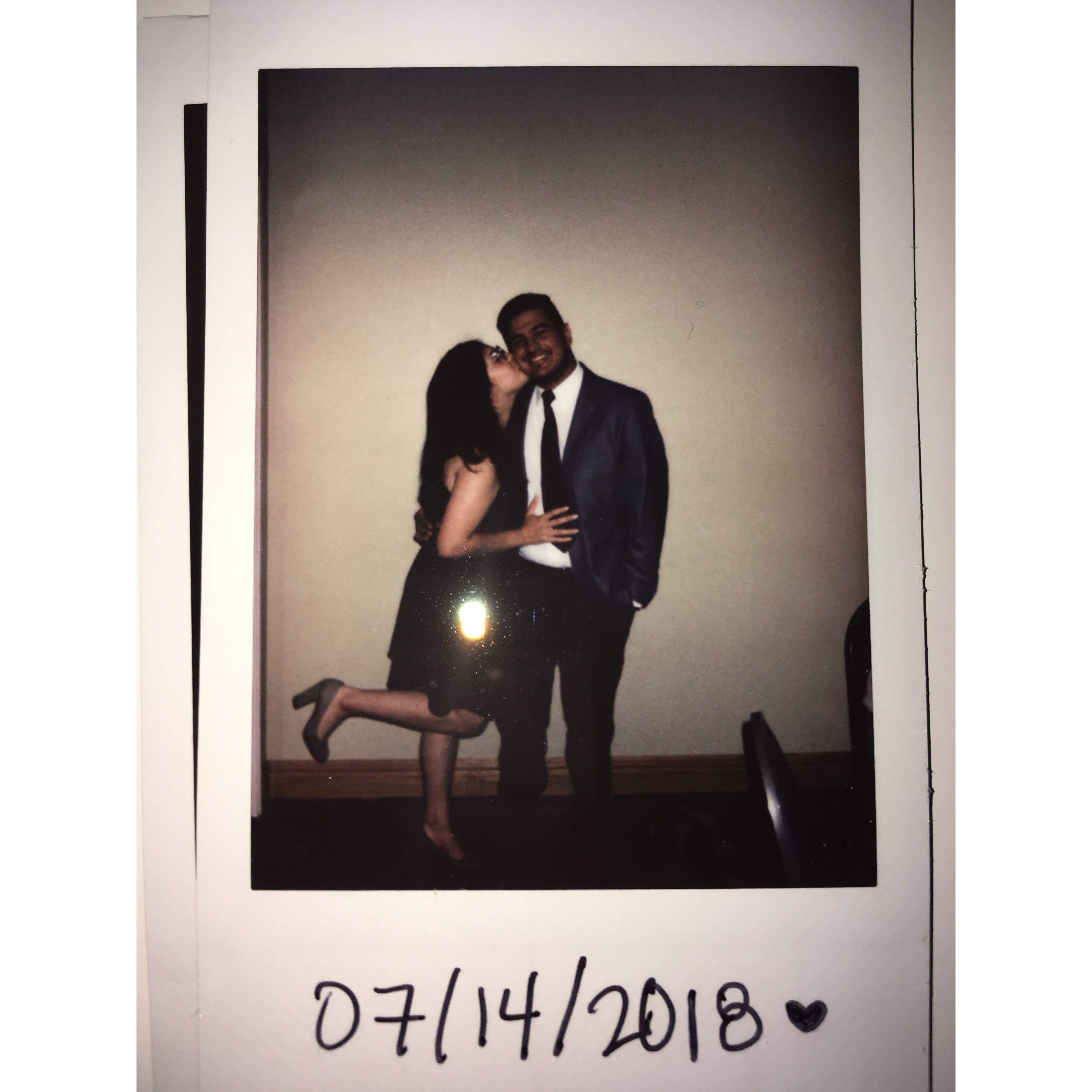 Our first couple picture ever! circa 2018