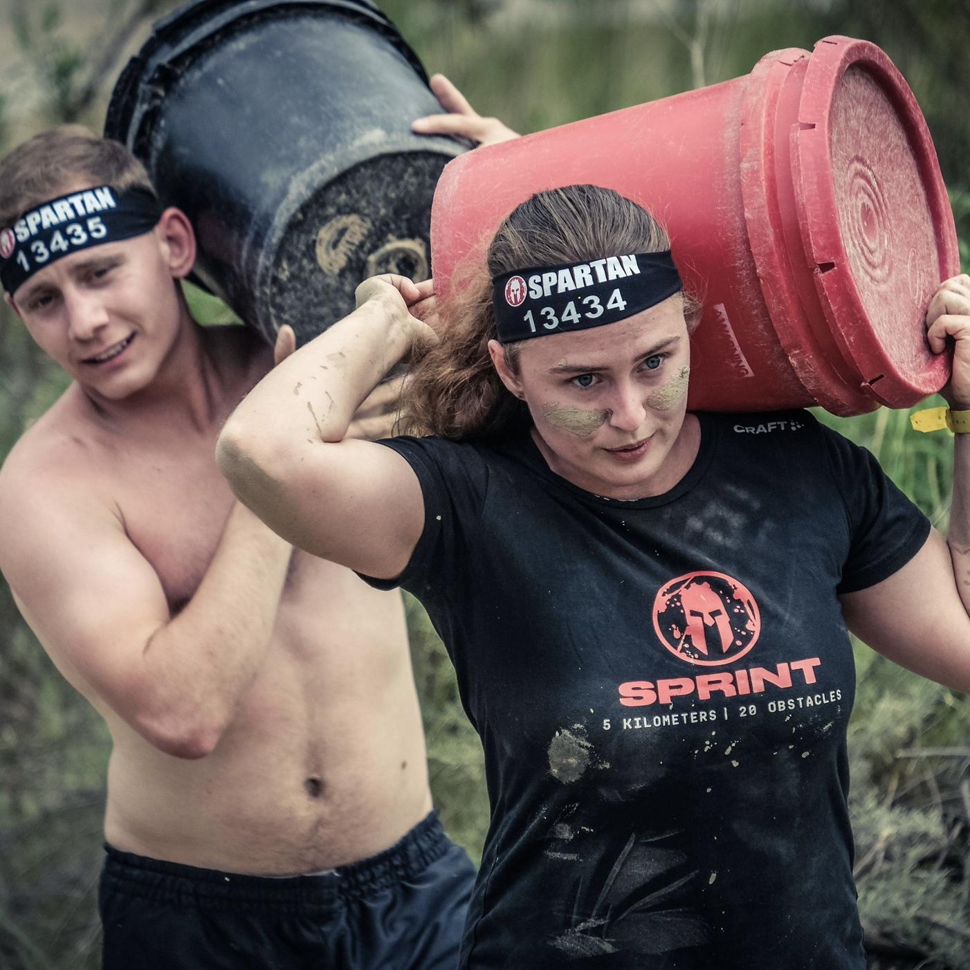 Our first Spartan race together!