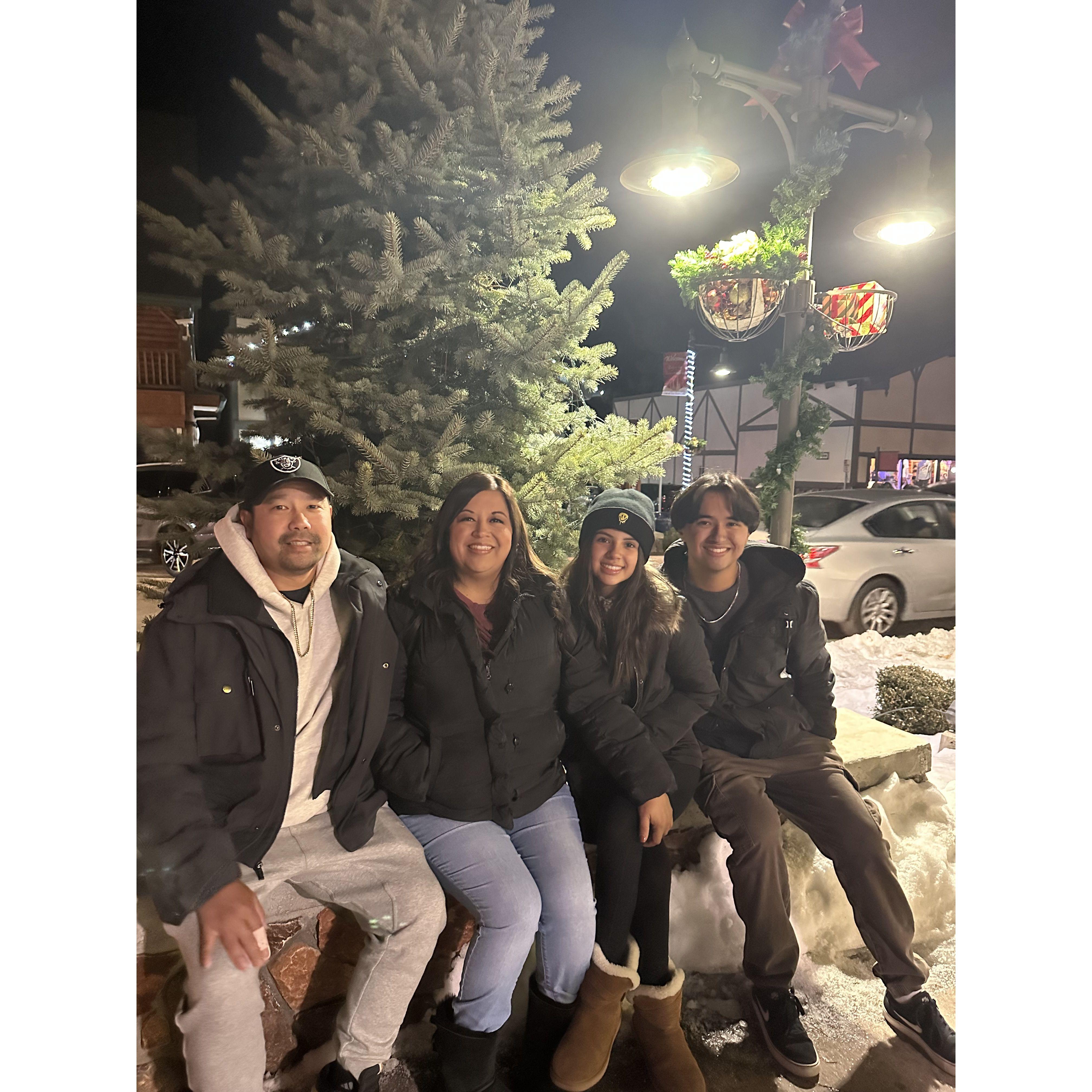 Family photo in Big Bear