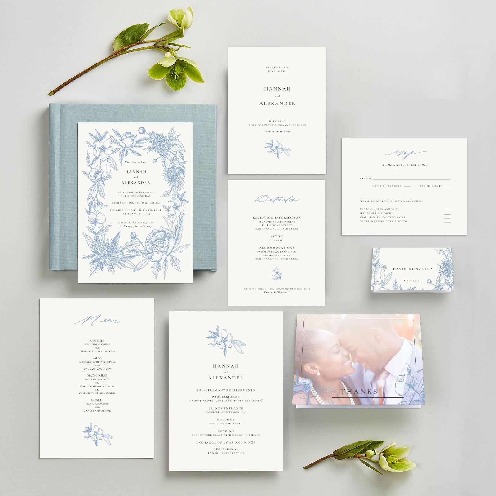 Zola deals wedding invites