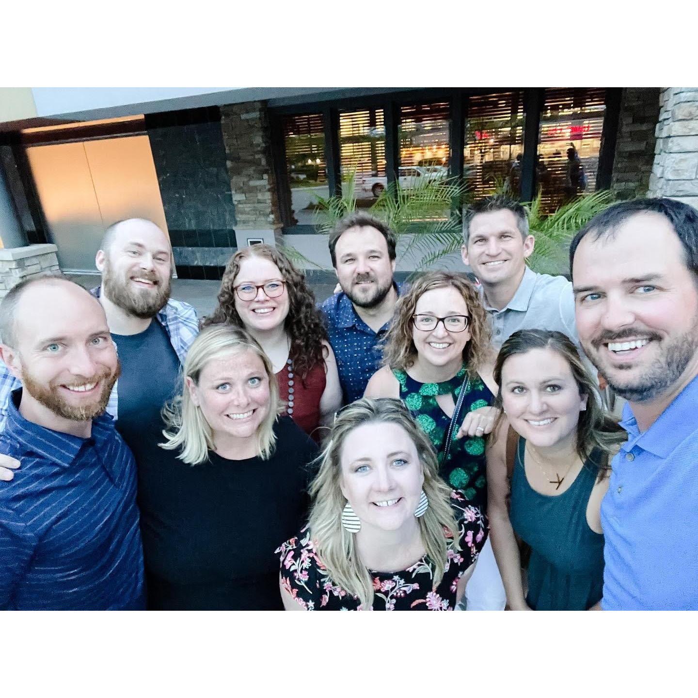 A night out with Russell's OG crew when the Drexels were in town from Texas.