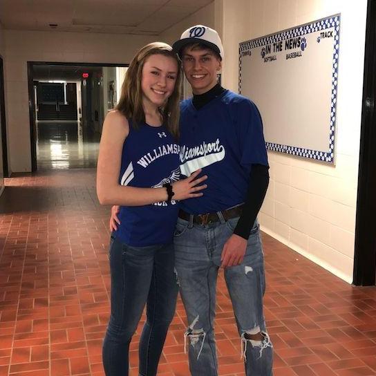 March 12, 2018- Dillon was a sophomore and Madison was a freshman