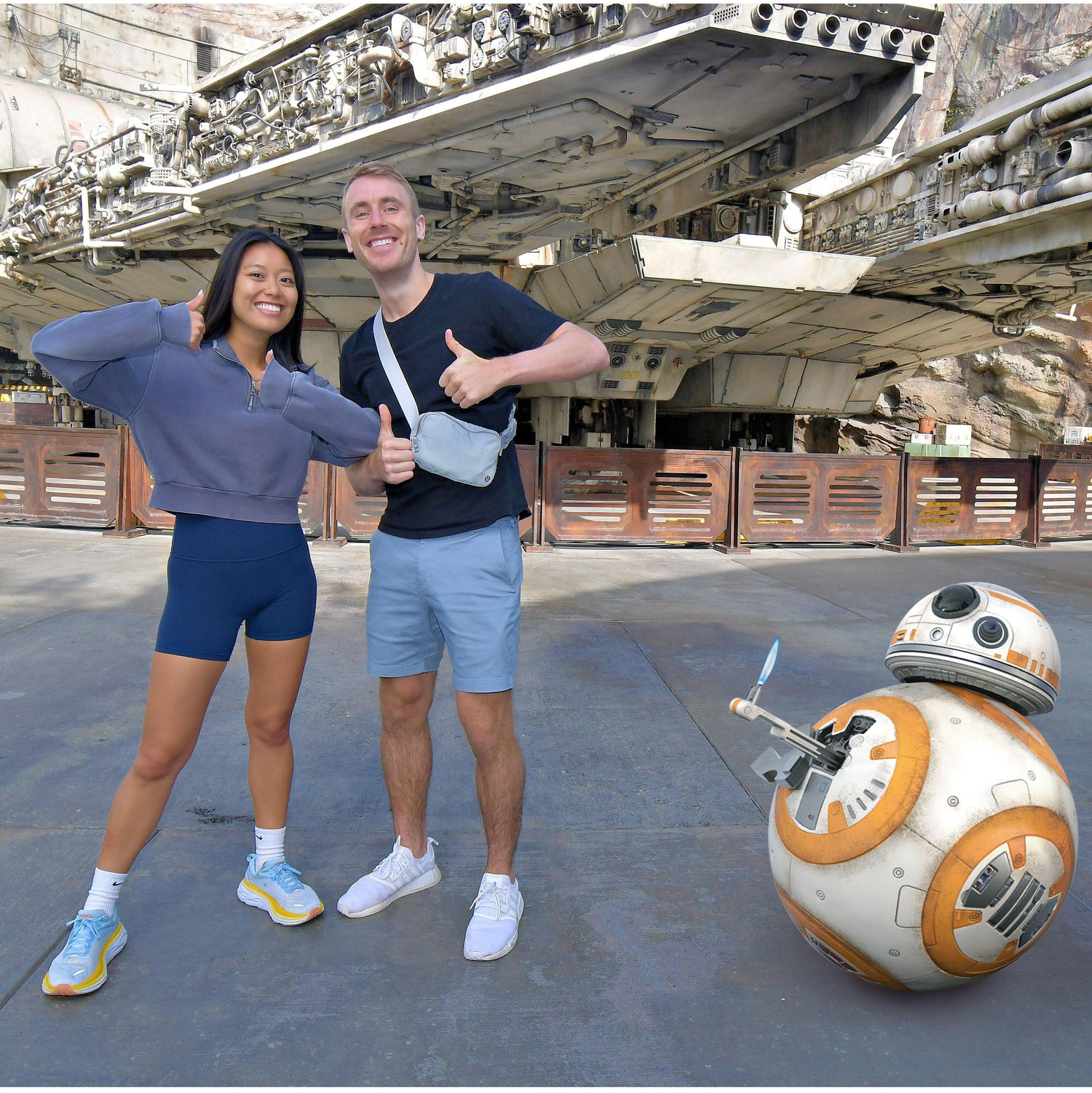 The time we obtained the Force in Disneyland.
