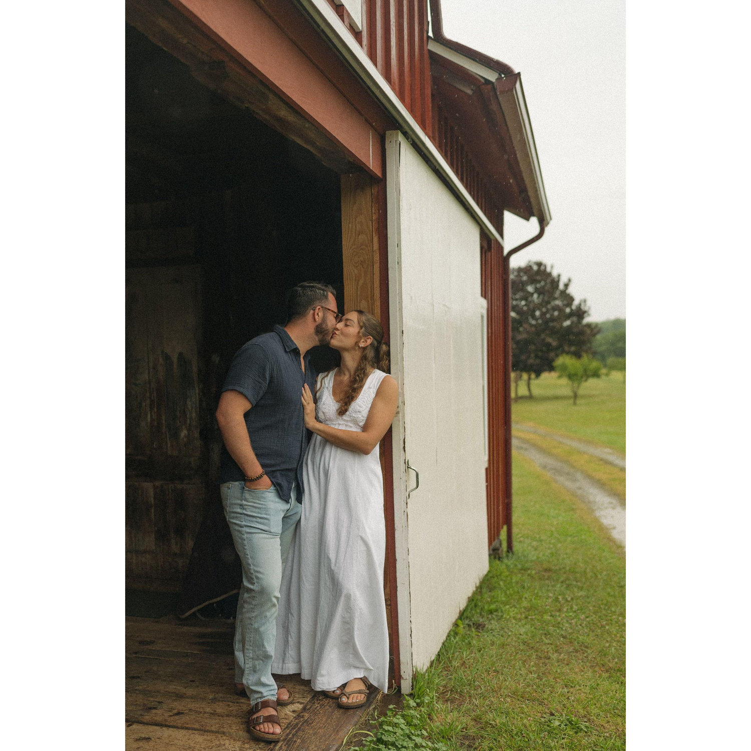 At the farm in Upstate, NY