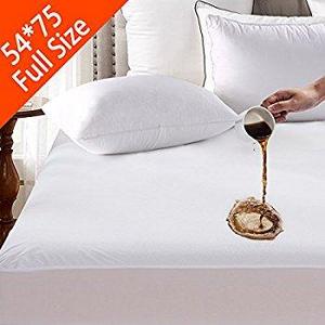 LUCID Premium Hypoallergenic 100% Waterproof Mattress Protector - 15 Year Warranty - Vinyl Free - Full