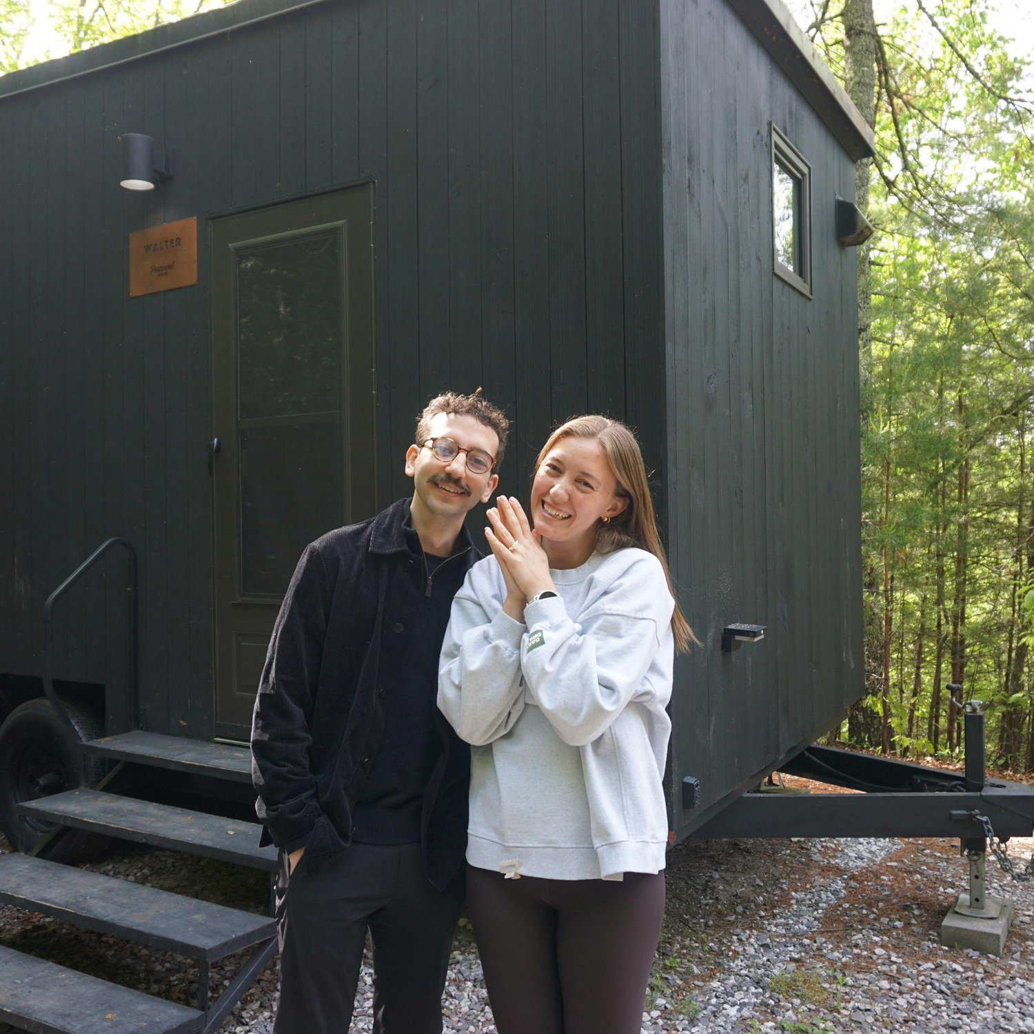 Our 1 year anniversary and the day Benjamin proposed!