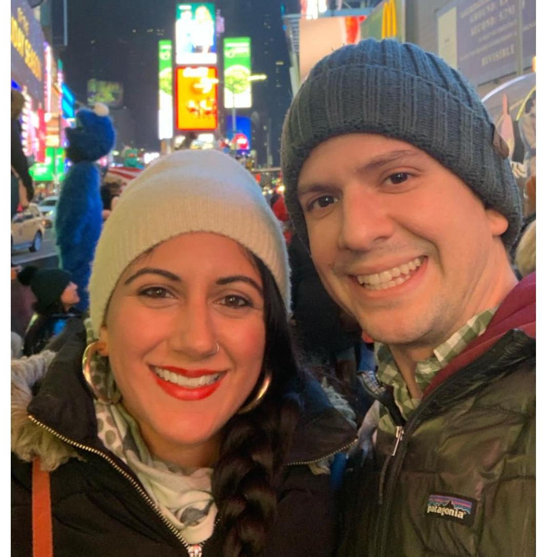In NYC - Alex's old stomping grounds.