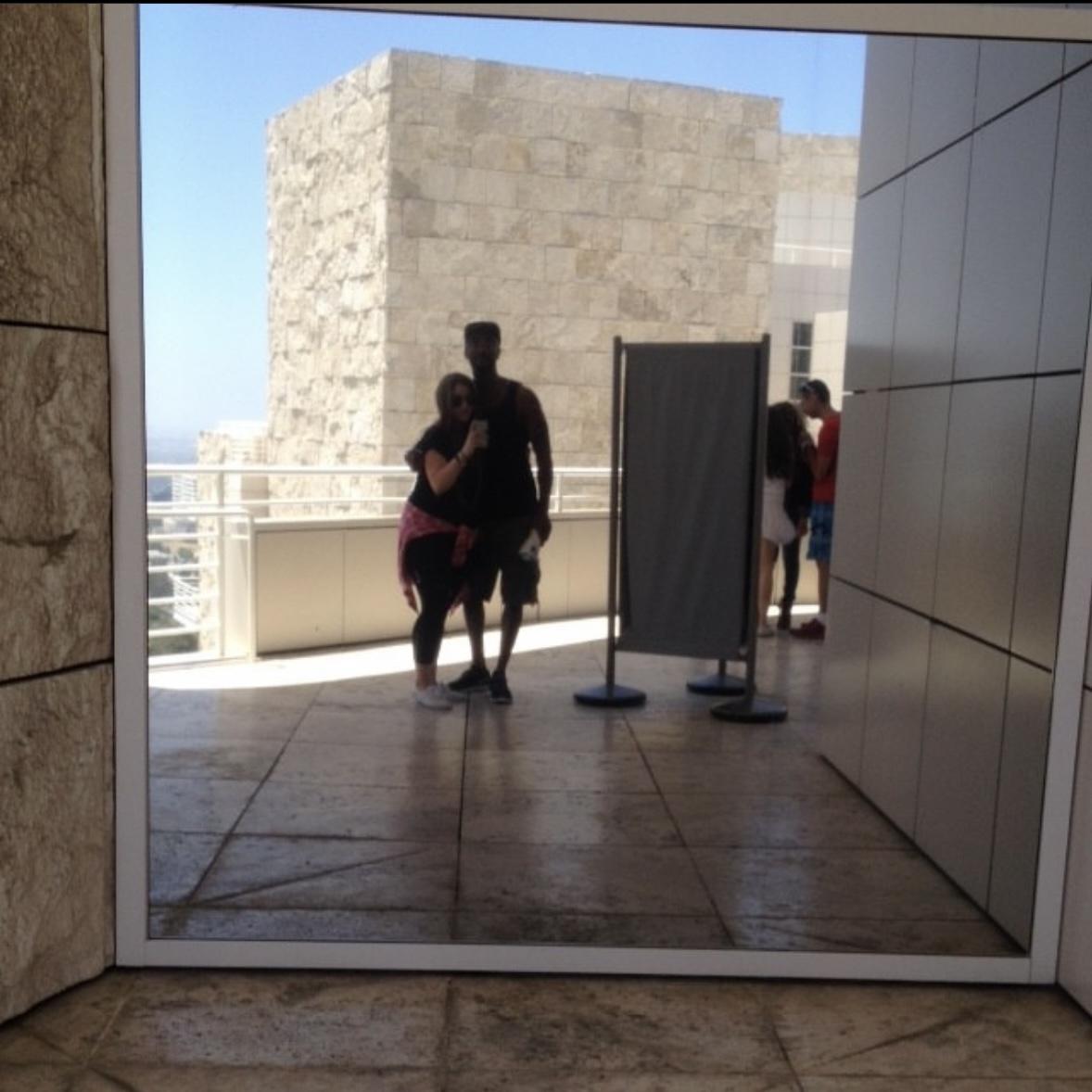 Our first date 10 years ago to the Getty Museum