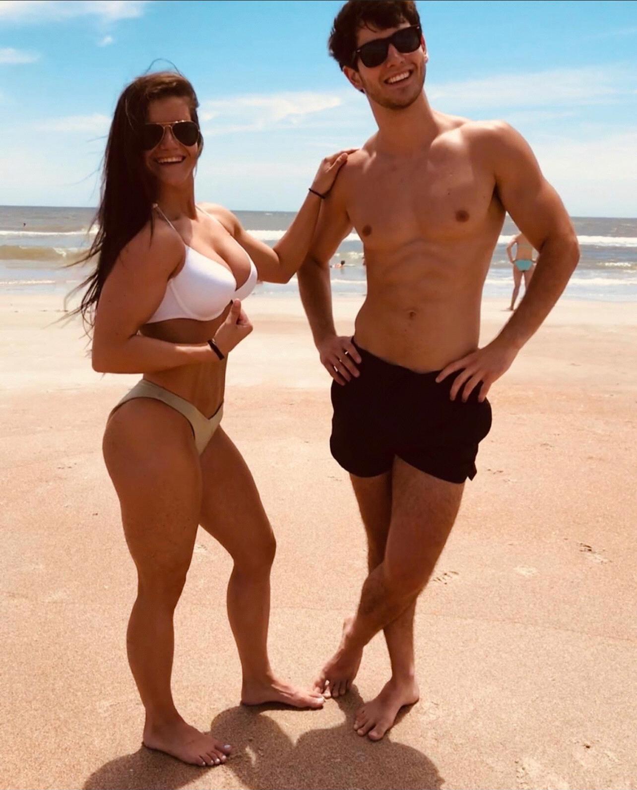 Collier and I’s first beach trip together 🌊