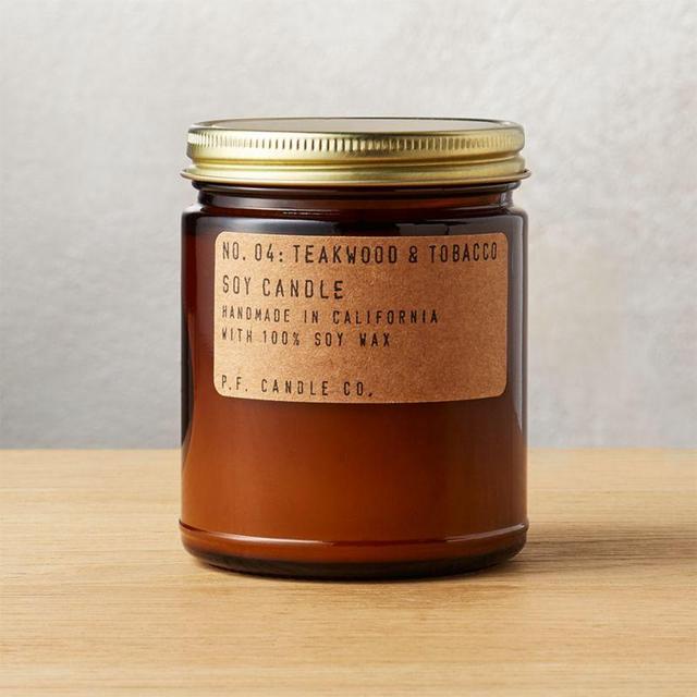 Teakwood and Tobacco Soy Candle 7.2 Oz