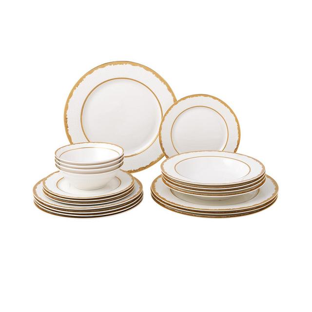 Lorren Home Trends 20 Piece Service for 4 Dinnerware Set