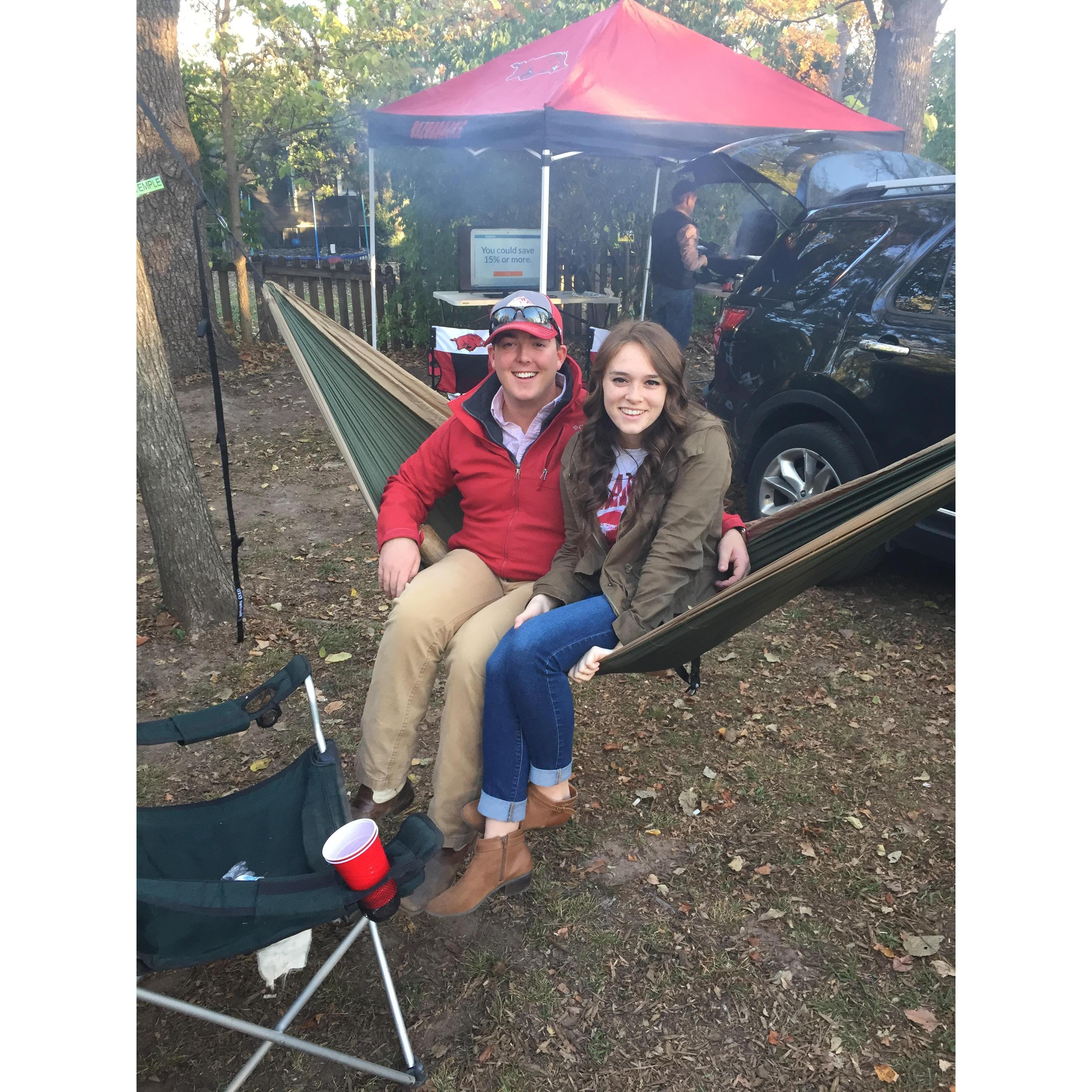 First time hanging out (willingly) outside of school. Our first photo together.