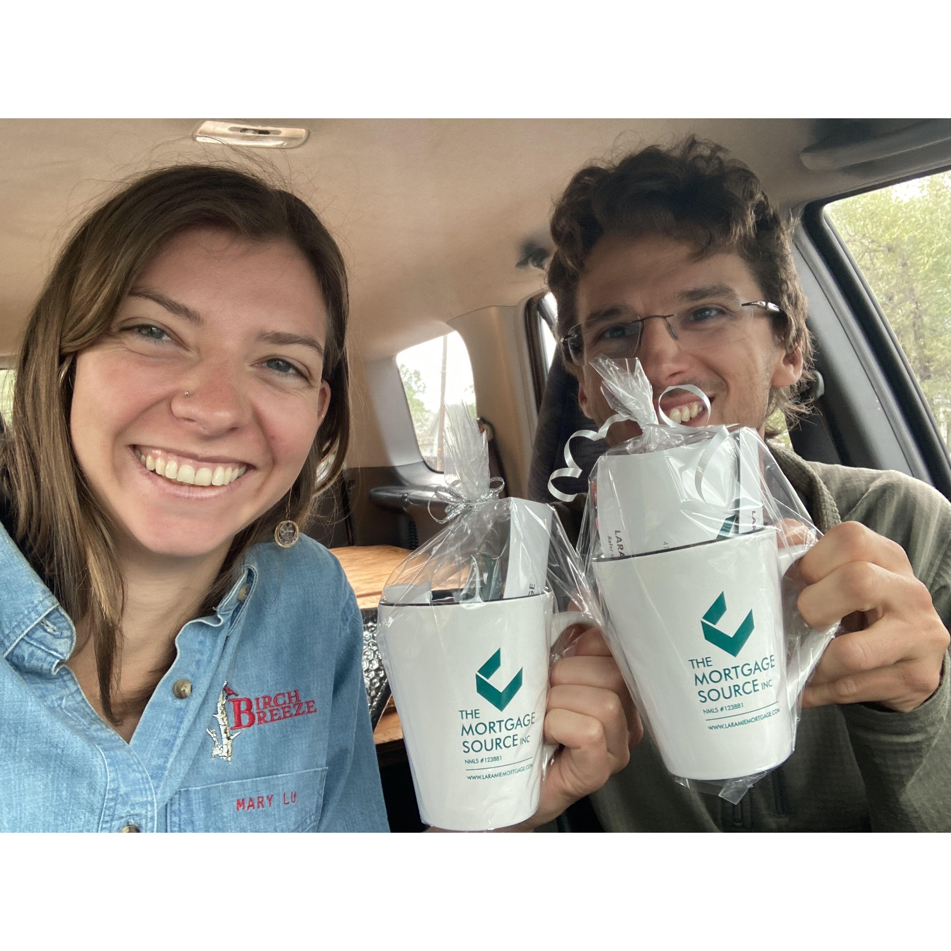 We purchased our first home together in August 2022