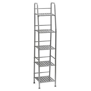 SALT™ 5-Tiered Towel Tower in Silver