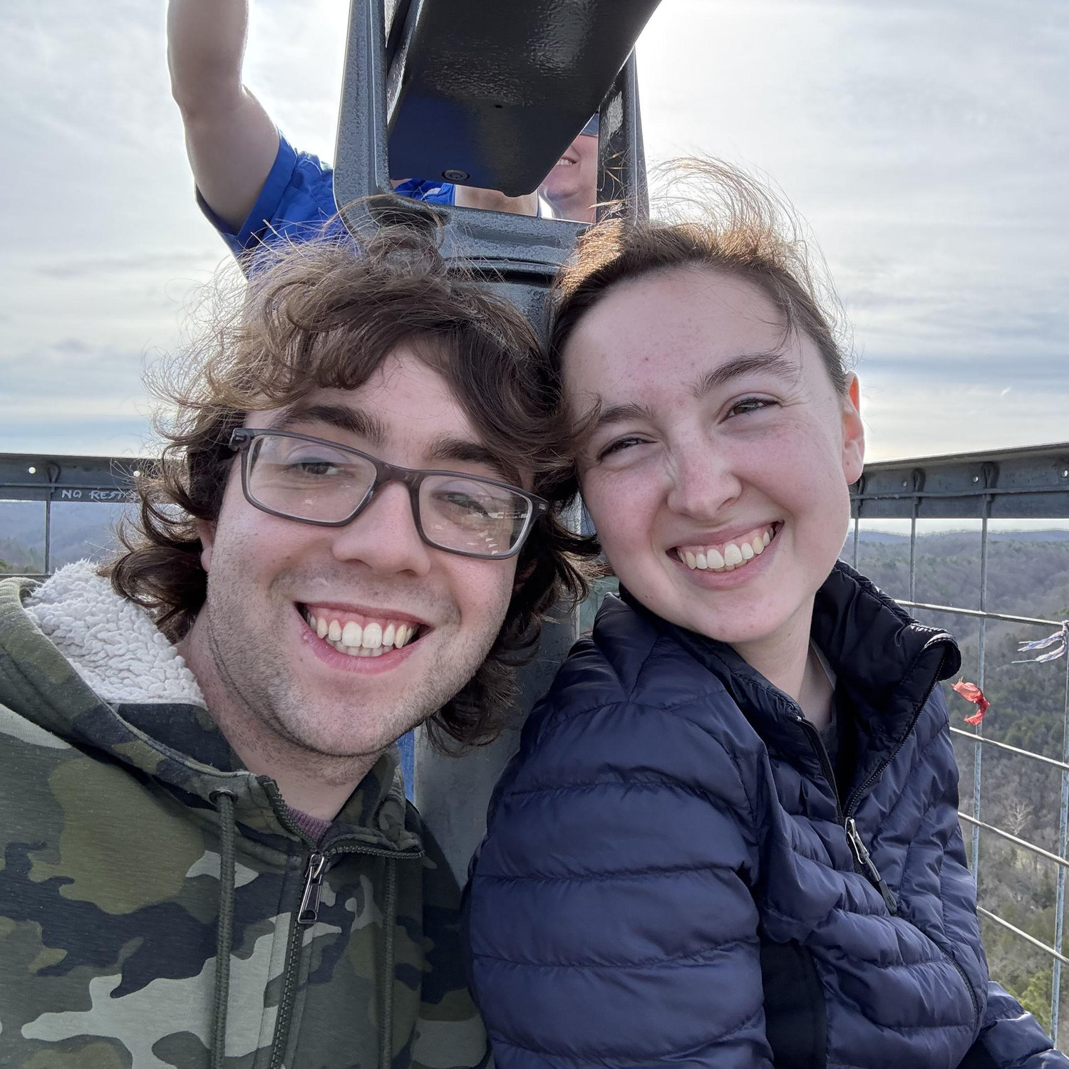 Being at the top of 100 ft rickety tower was terrifying!
