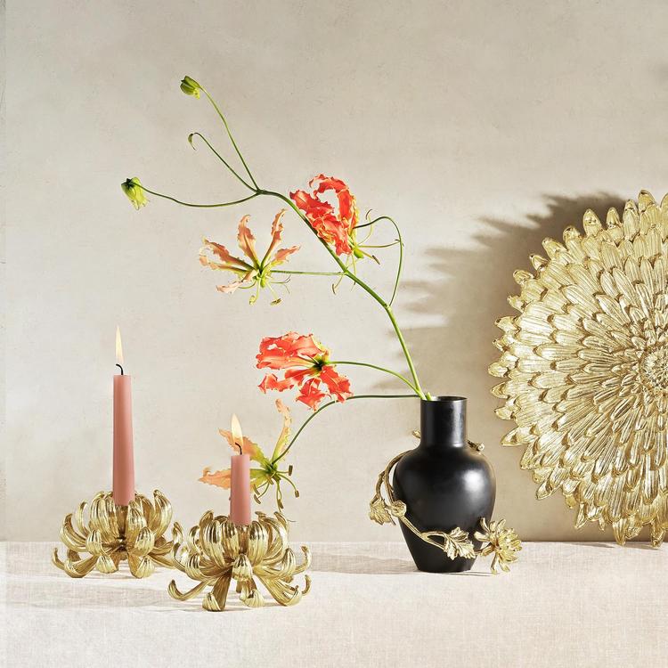 Michael Aram, Dahlia Candleholder, Set of 2 | Zola