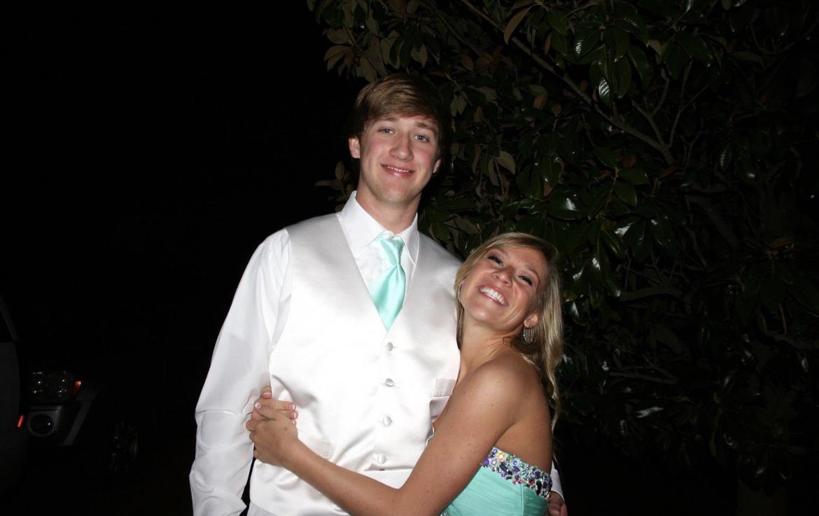 For Senior Prom, Charlie sent me on a scavenger hunt around Germantown. Each clue had a sweet note, hint about our date and a gift. The night ended with “Prom?” written in our chocolate desert.