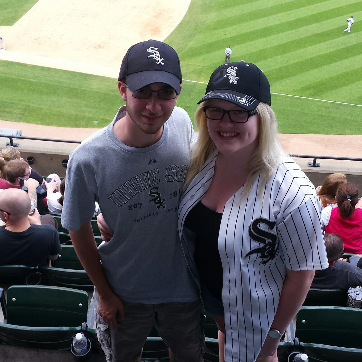 Our first Chicago White Sox game together (2014)
