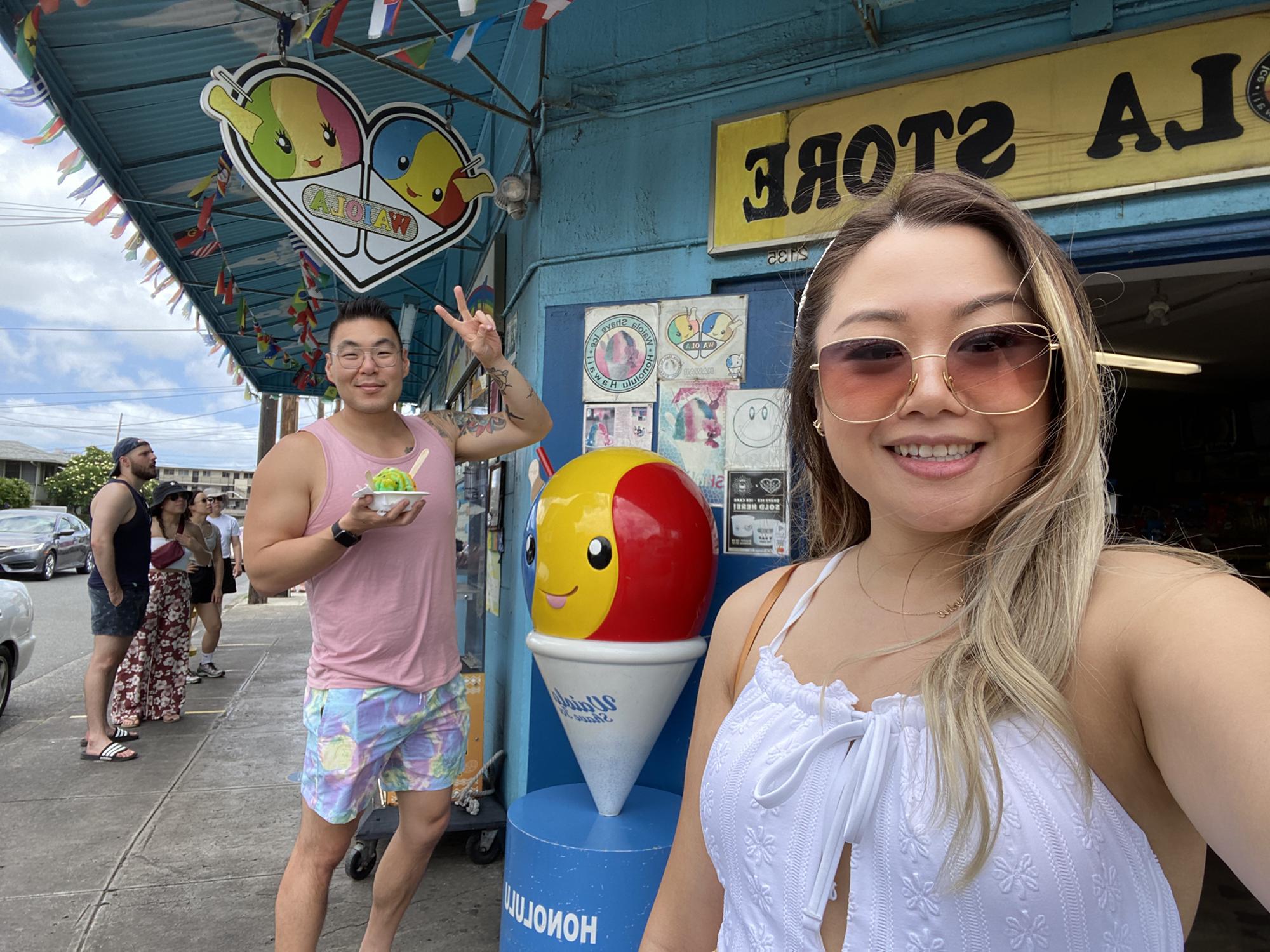 Our favorite shave ice in Oahu!