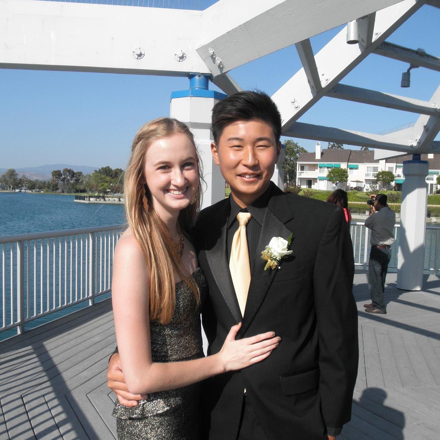 Our first high school dance together!