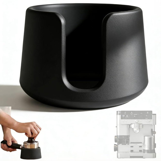 Coffee Tamper Base for Ninja Espresso ES601/ES701 – Compatible Handheld Portafilter Support Stand Accessory for Ninja Luxe Cafe Machine, Improves Tamping Stability and Extraction with Anti-Slip Silico