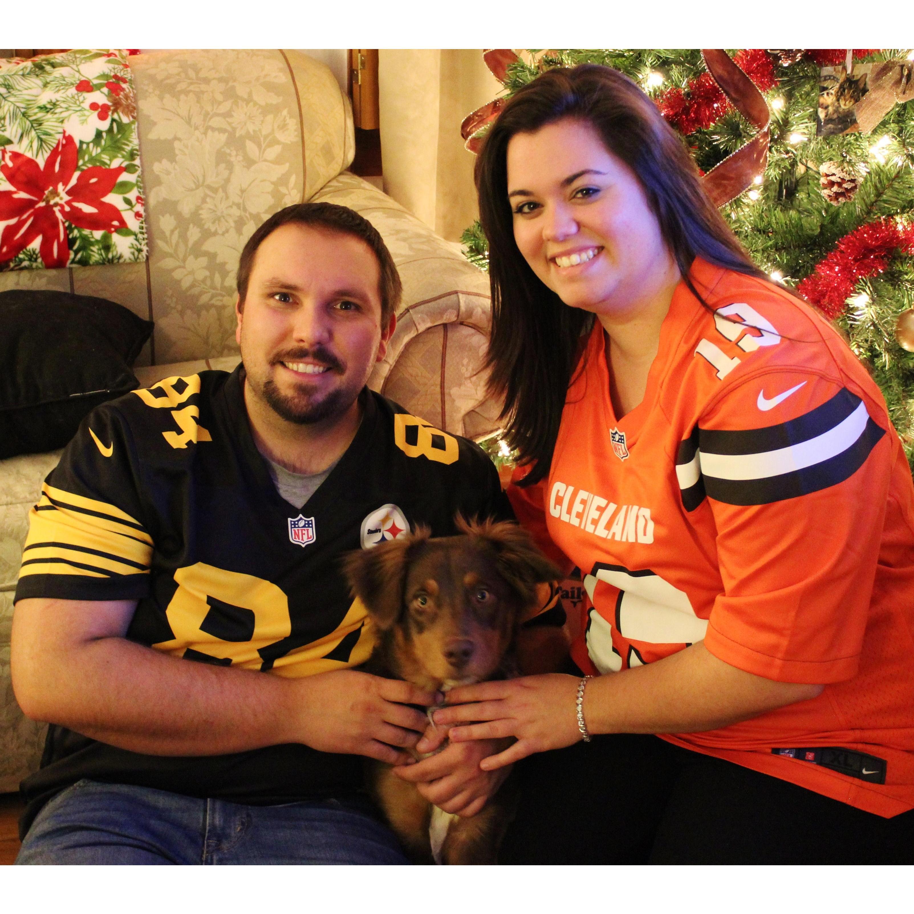 Levi's first Christmas, 2016
(Our first Christmas while living together)