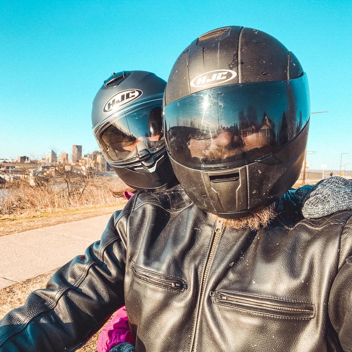 Out on the motorcycle