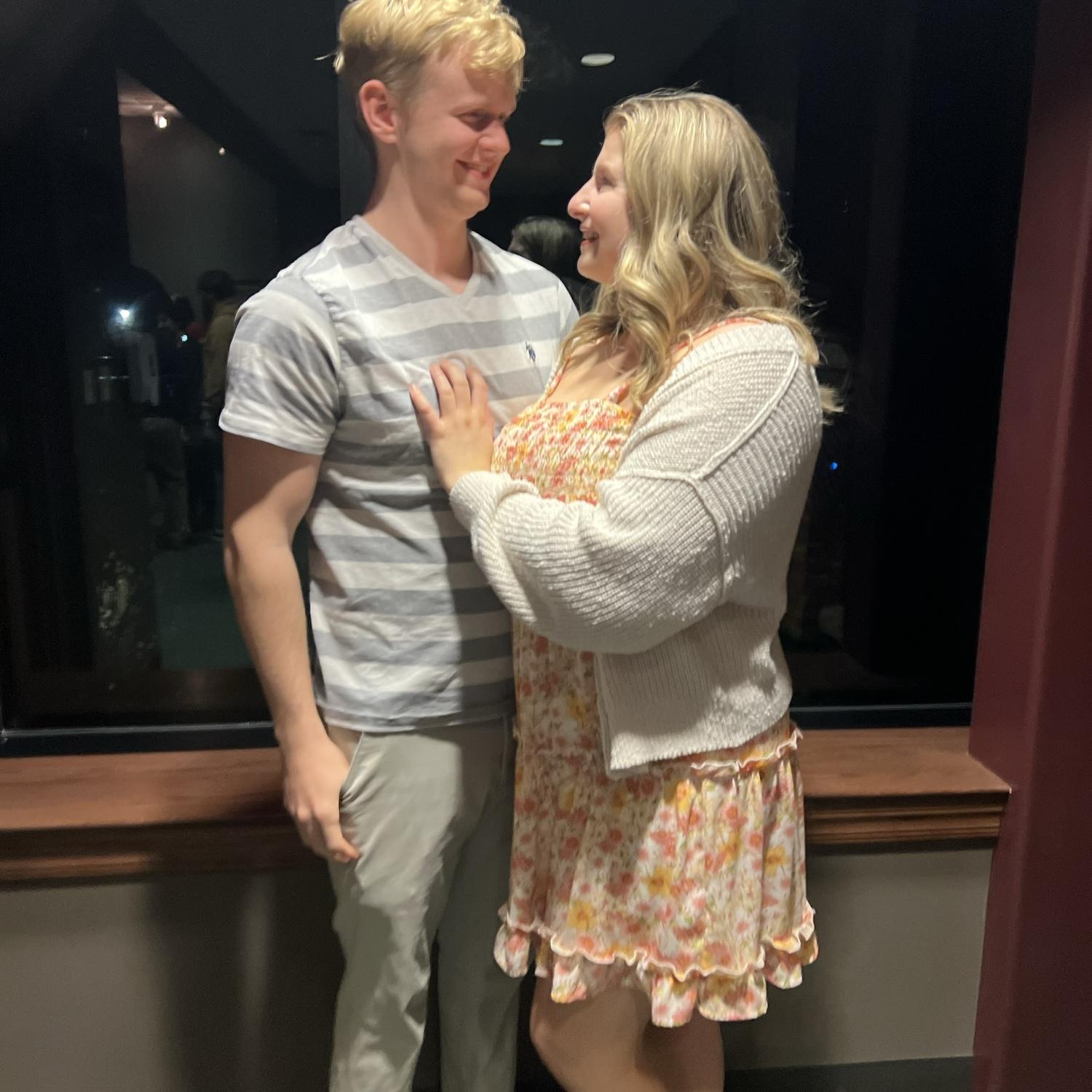Brendan came to just about every one of Amy’s college performances! It didn’t matter whether he had seen the show once or seven times—he was always there, cheering her on and waiting with a smile and a hug afterward.