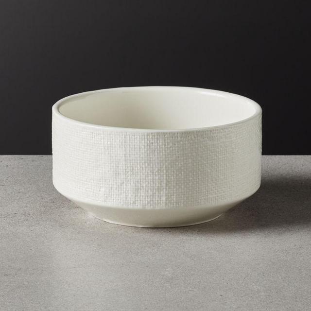 Millye White Soup Bowl Set of 4