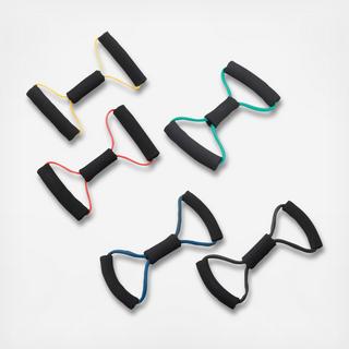 Tubing BowTie Exerciser 5-Piece Set