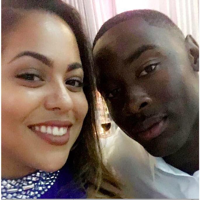 At our friends, Jenny and Darnell’s wedding.