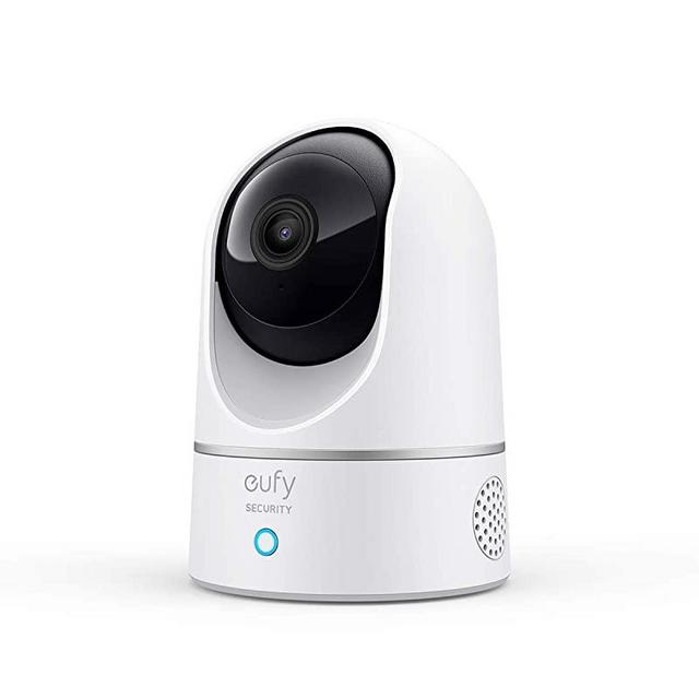 eufy Security 2K Indoor Cam Pan & Tilt, Plug-in Security Indoor Camera with Wi-Fi, IP Camera, Human & Pet AI, Voice Assistant Compatibility, Motion Tracking, HomeBase Not Required