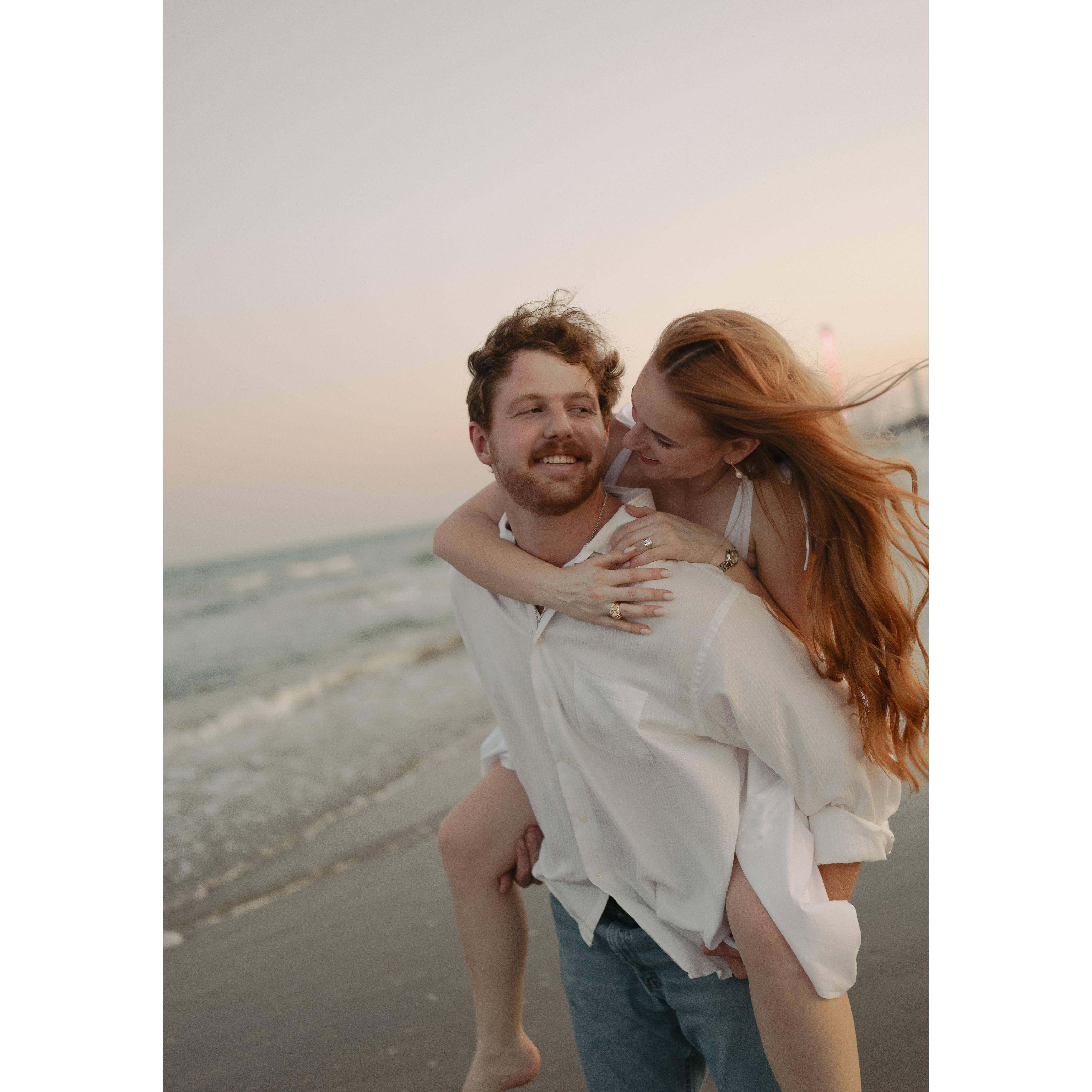 Engagement shoot in Galveston, TX!