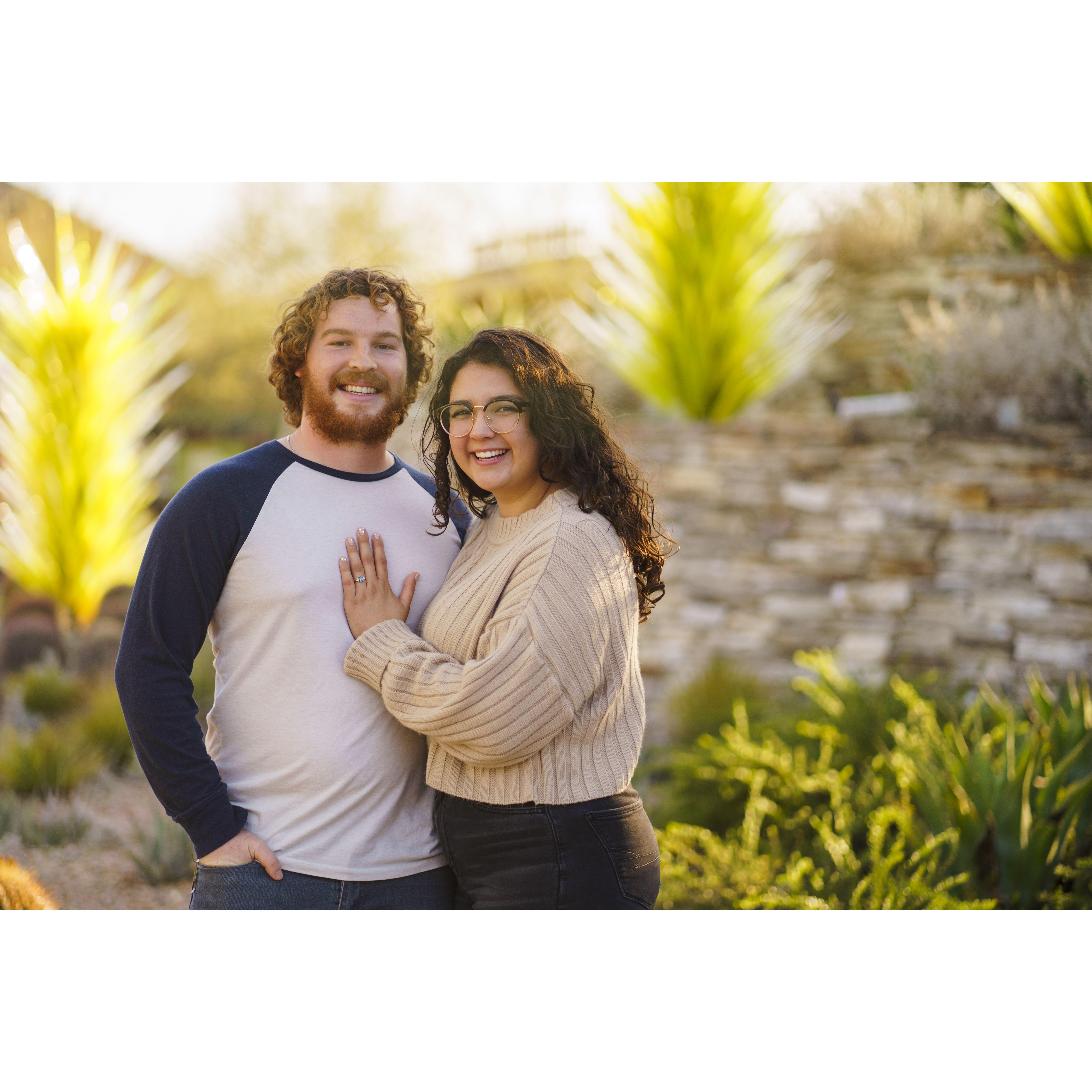 The day we got engaged!